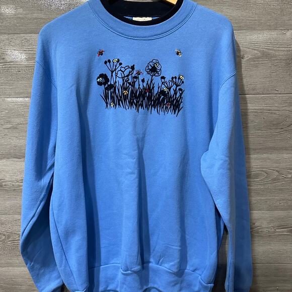 Vintage top stitch crewneck size 1x NWT - Picture 1 of 4